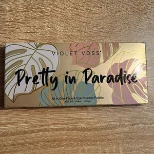 Face and eye shadow palette